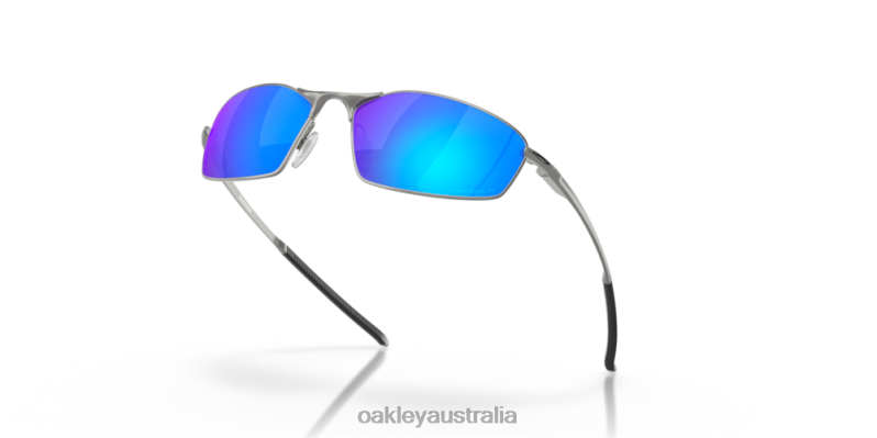 Whisker Prizm Sapphire Polarized Lenses, Satin Chrome Frame Oakley2ZJX365