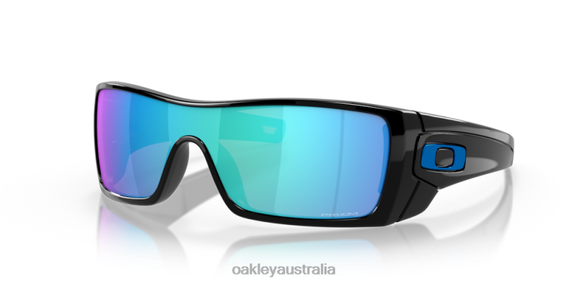 Batwolf Prizm Sapphire Lenses, Polished Black Frame Oakley2ZJX492