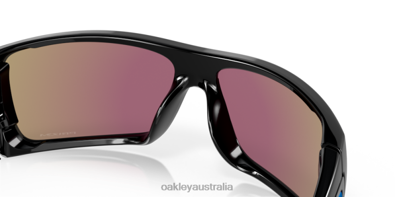 Batwolf Prizm Sapphire Lenses, Polished Black Frame Oakley2ZJX492