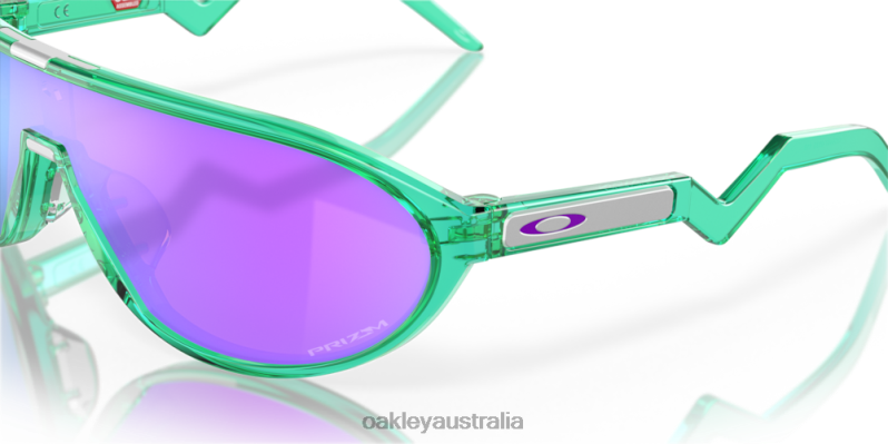 CMDN Prizm Violet Lenses, Translucent Celeste Frame Oakley2ZJX1024