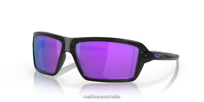 Cables Prizm Violet Lenses, Black Ink Frame Oakley2ZJX672