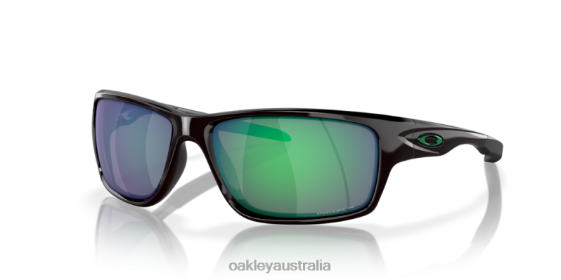 Canteen Jade Iridium Polarized Lenses, Black Ink Frame Oakley2ZJX745