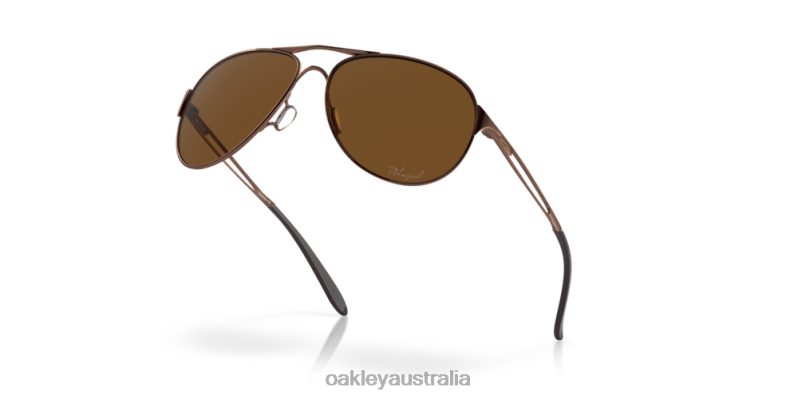 Caveat Bronze Polarized Lenses, Brunette Frame Oakley2ZJX508