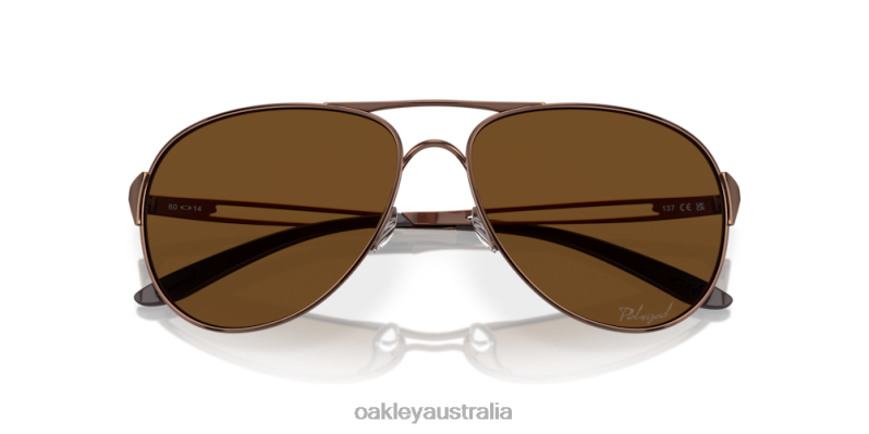 Caveat Bronze Polarized Lenses, Brunette Frame Oakley2ZJX508