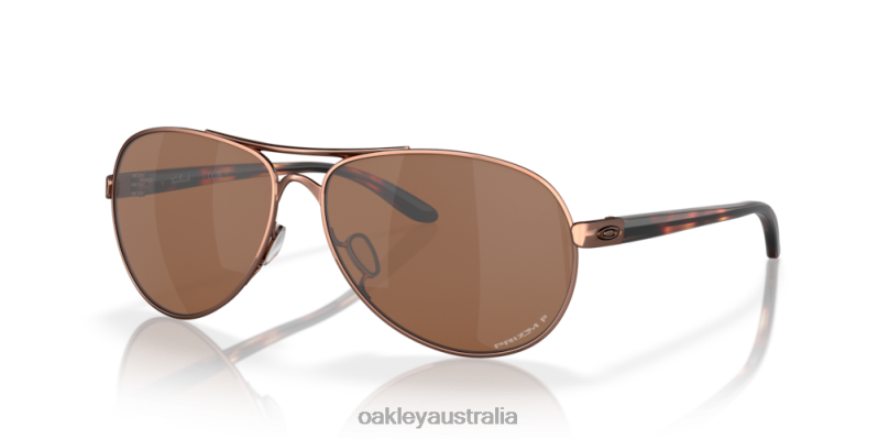 Feedback Prizm Tungsten Polarized Lenses, Rose Gold Frame Oakley2ZJX480