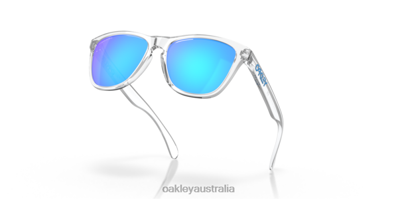 Frogskins Prizm Sapphire Lenses, Crystal Clear Frame Oakley2ZJX110