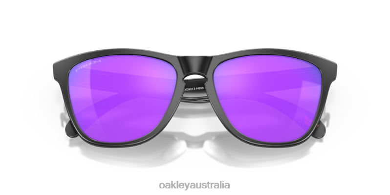 Frogskins Prizm Violet Lenses, Matte Black Frame Oakley2ZJX113