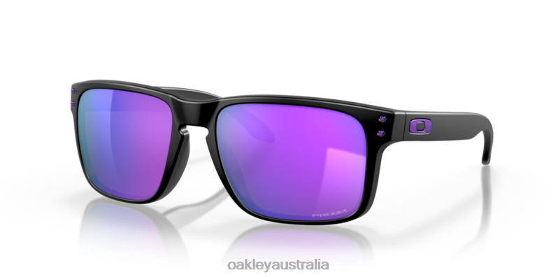 Holbrook Prizm Violet Lenses, Matte Black Frame Oakley2ZJX68