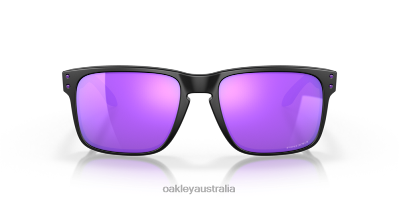 Holbrook Prizm Violet Lenses, Matte Black Frame Oakley2ZJX68