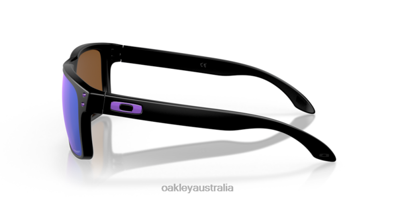 Holbrook Prizm Violet Lenses, Matte Black Frame Oakley2ZJX68