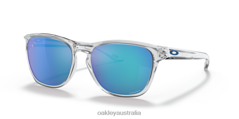 Manorburn Prizm Sapphire Lenses, Polished Clear Frame Oakley2ZJX1093