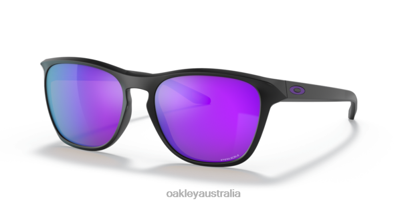 Manorburn Prizm Violet Lenses, Matte Black Frame Oakley2ZJX1090