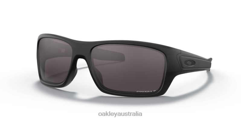 Turbine Prizm Grey Polarized Lenses, Matte Black Frame Oakley2ZJX433