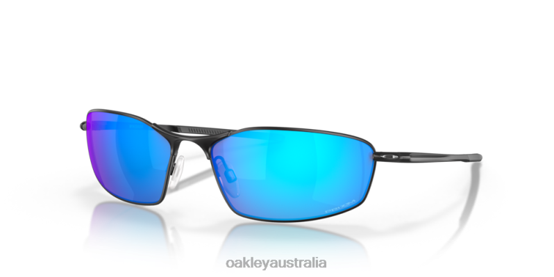 Whisker Prizm Sapphire Lenses, Satin Black Frame Oakley2ZJX370